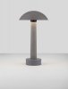 Lampa zewnętrzna do ogrodu stojąca LED czarna wykonana z cementu minimalistyczna nowoczesna niska IP65 Luces Exclusivas